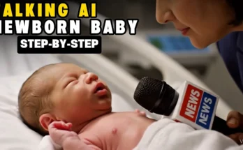 ai newborn baby & nurse interview video kaise banaye