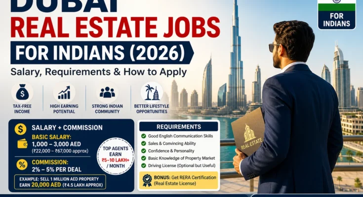 Dubai Real Estate Jobs for Indians (2026)