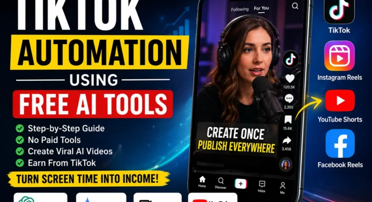 TikTok automation with free AI tools