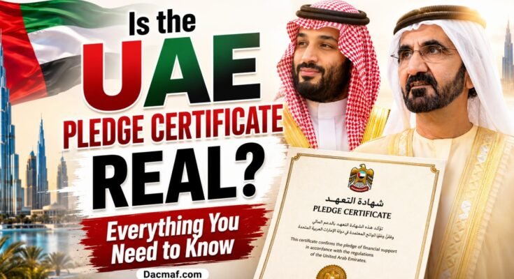 Is the UAE Pledge Certificate Real? Everything You Need to Know - Dacmaf